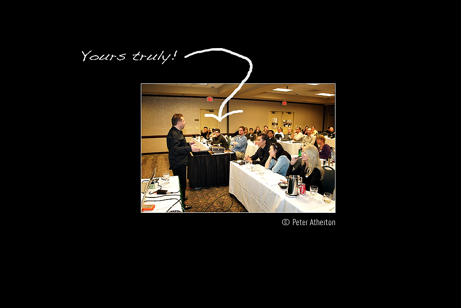Me at the Seminar