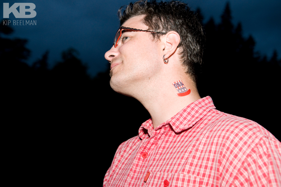 Kip sporting a new tatt!