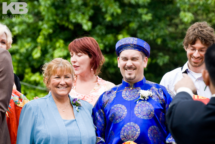 Mark with his mom