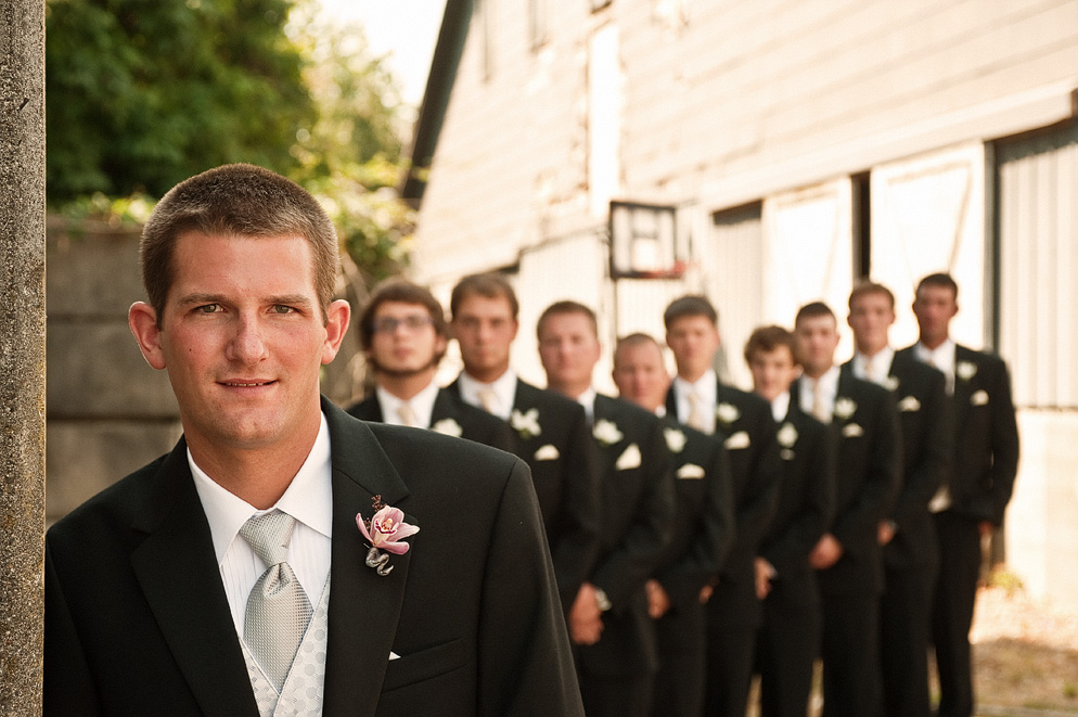 Sallie and David's beautiful Lord Hill Farms wedding in Snohomish, WA captured by Seattle Wedding Photographer Kip Beelman.